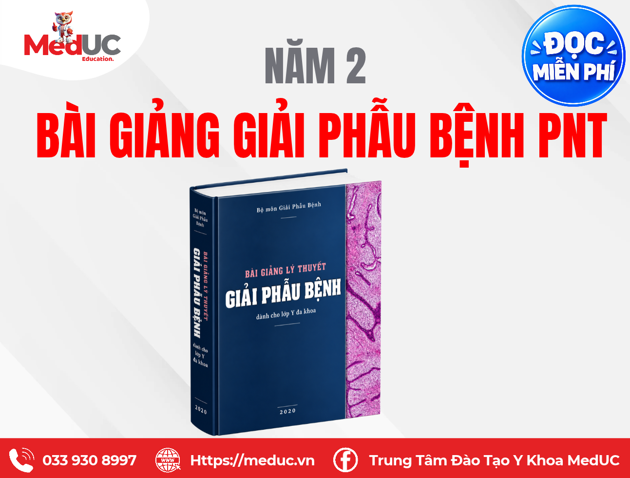 B&igrave;a Gi&aacute;o Tr&igrave;nh Giải Phẫu Bệnh 2020