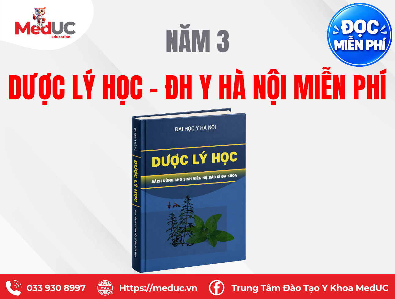 Dược L&yacute; Học ĐH Y H&agrave; Nội Miễn Ph&iacute;