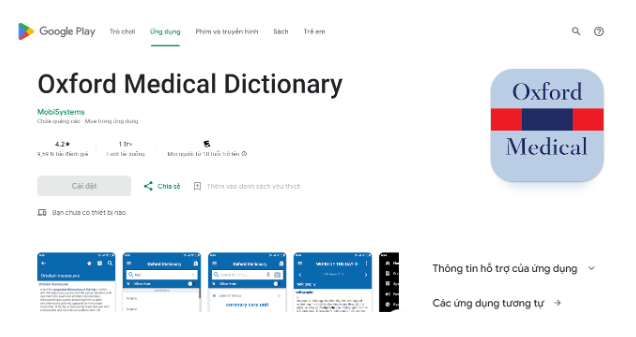 từ điển lĩnh vực y học
