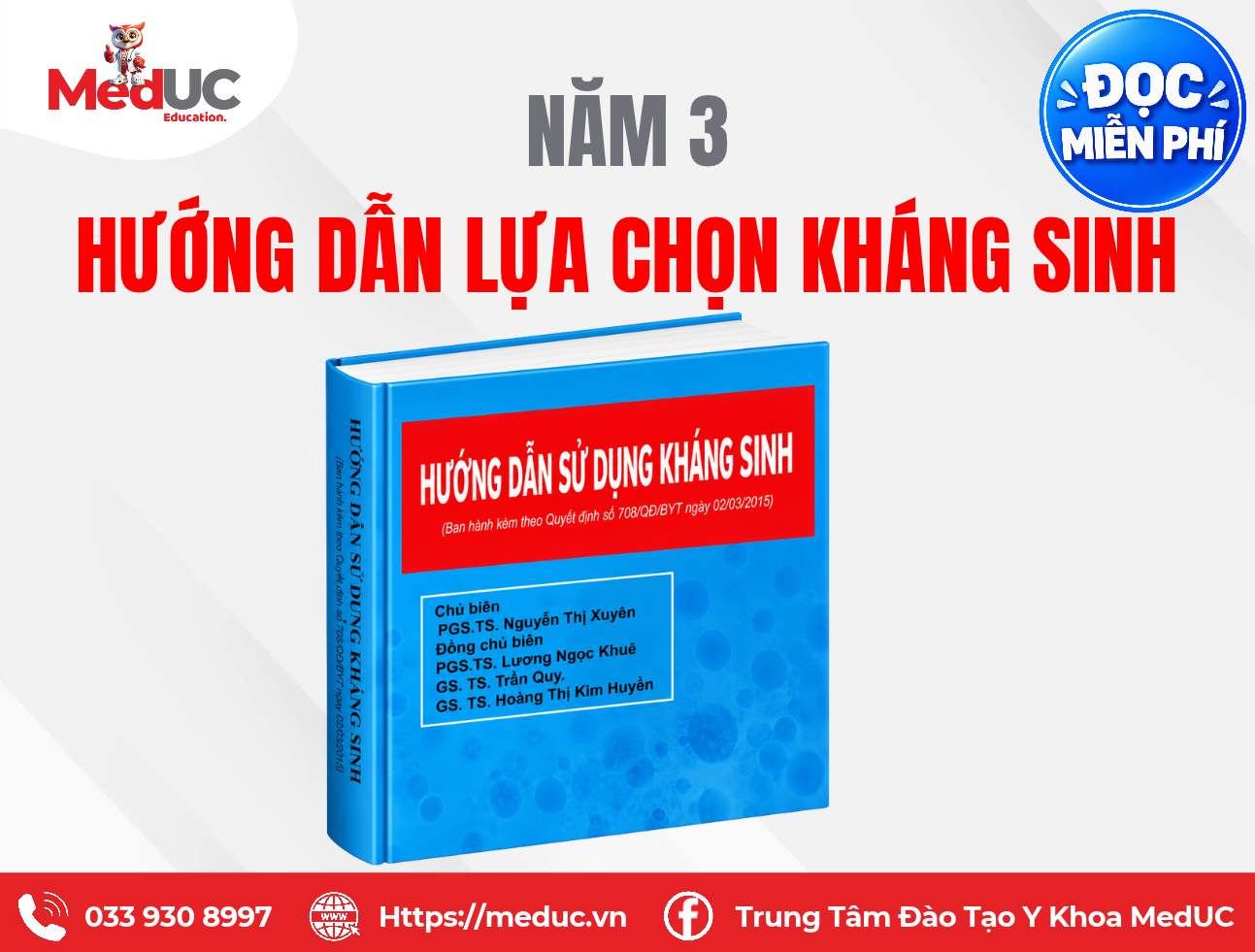 Hướng Dẫn Lựa Chọn Kháng Sinh Miễn Phí