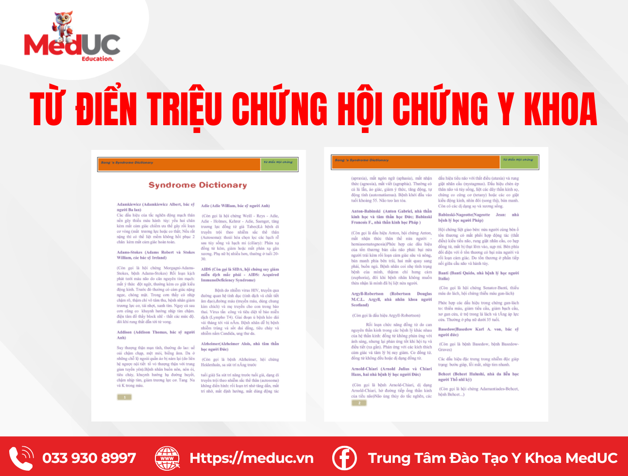 Triệu chứng Hội chứng Y khoa