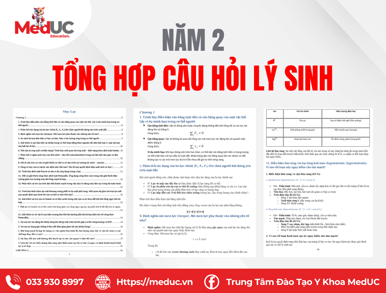 Câu Hỏi Lý Thuyết Lý Sinh Có Đáp Án