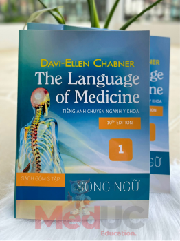 Tiếng Anh Y Khoa Song Ngữ (bản Song ngữ, in full màu, 3 tập) + khóa học theo sách