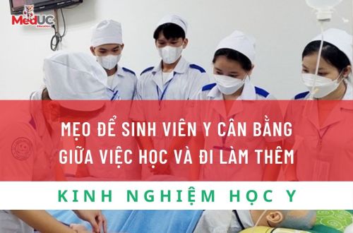 MẸO ĐỂ SINH VIÊN Y CÂN BẰNG GIỮA VIỆC HỌC VÀ ĐI LÀM THÊM
