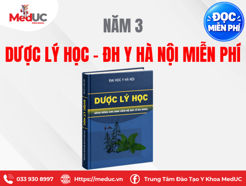 [Năm 3 Dược Lý] Dược Lý Học ĐH Y Hà Nội Miễn Phí