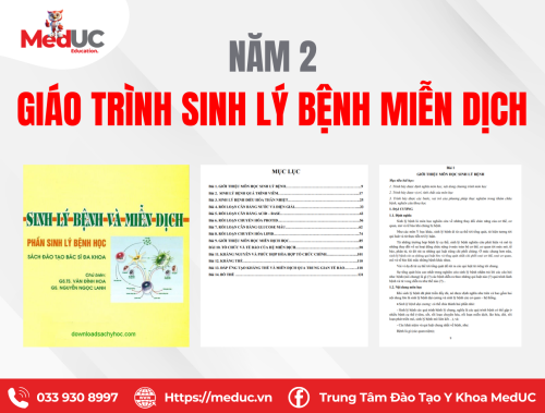 [Năm 2 Sinh Lý Bệnh MD] Giáo Trình Bài Học
