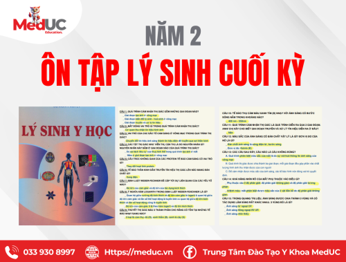 [Năm 2 Lý Sinh] Câu Hỏi Cuối Kỳ Có Đáp Án