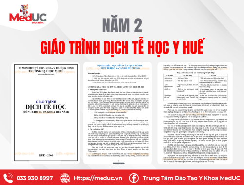 [Năm 2 Dịch Tễ Học] Giáo Trình Y Huế