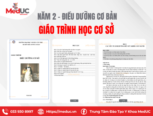 [Năm 2 Điều Dưỡng] Giáo Trình Học Cơ Sở