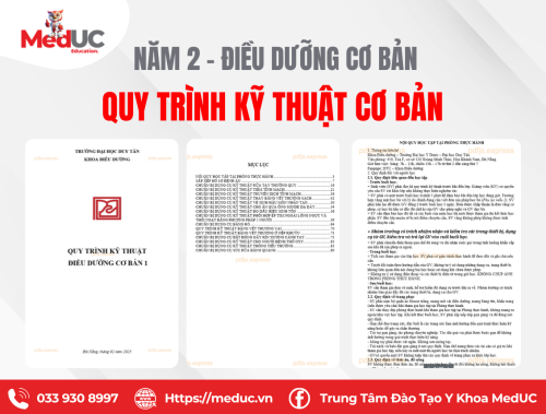 [Năm 2 Điều Dưỡng] Quy Trình Kỹ Thuật Cơ Bản