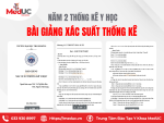 [Năm 2 Thống Kê Y Học] Bài Giảng Xác Suất Thống Kê