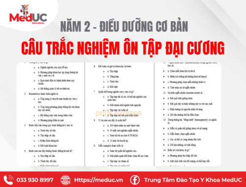 [Năm 2 Thống Kê Y Học] Câu Trắc Nghiệm Ôn Tập Đại Cương