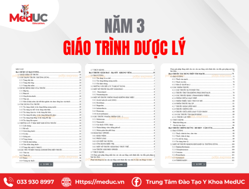 [Năm 3 Dược Lý] Giáo Trình Dược Lý