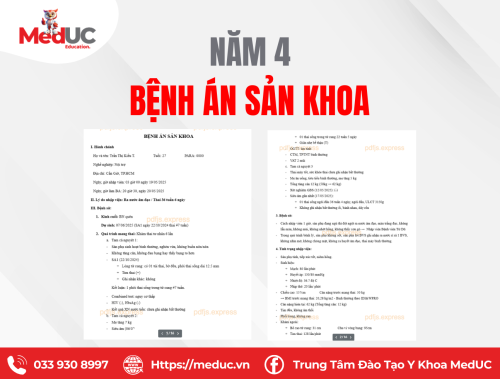 [Năm 4 Sản Khoa] Bệnh Án Sản Khoa