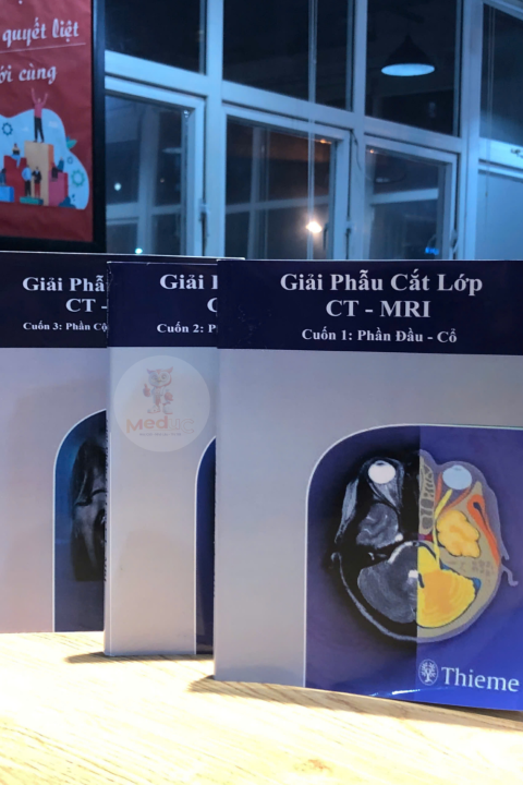 Giải phẫu cắt lớp CT - MRI (3 tập, in Full màu)