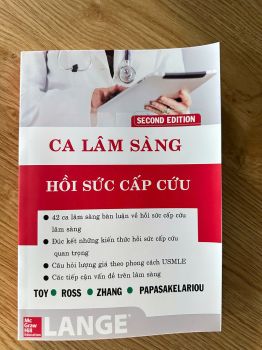Ca lâm sàng hồi sức cấp cứu + bộ trắc nghiệm + khóa học theo sách